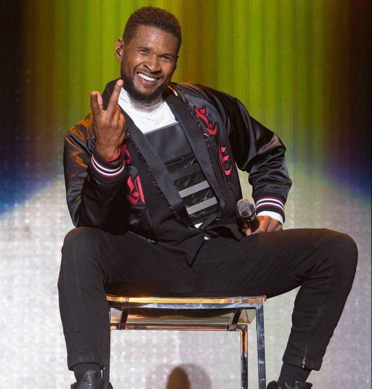 usher se produit à Chicago sur Broadway
