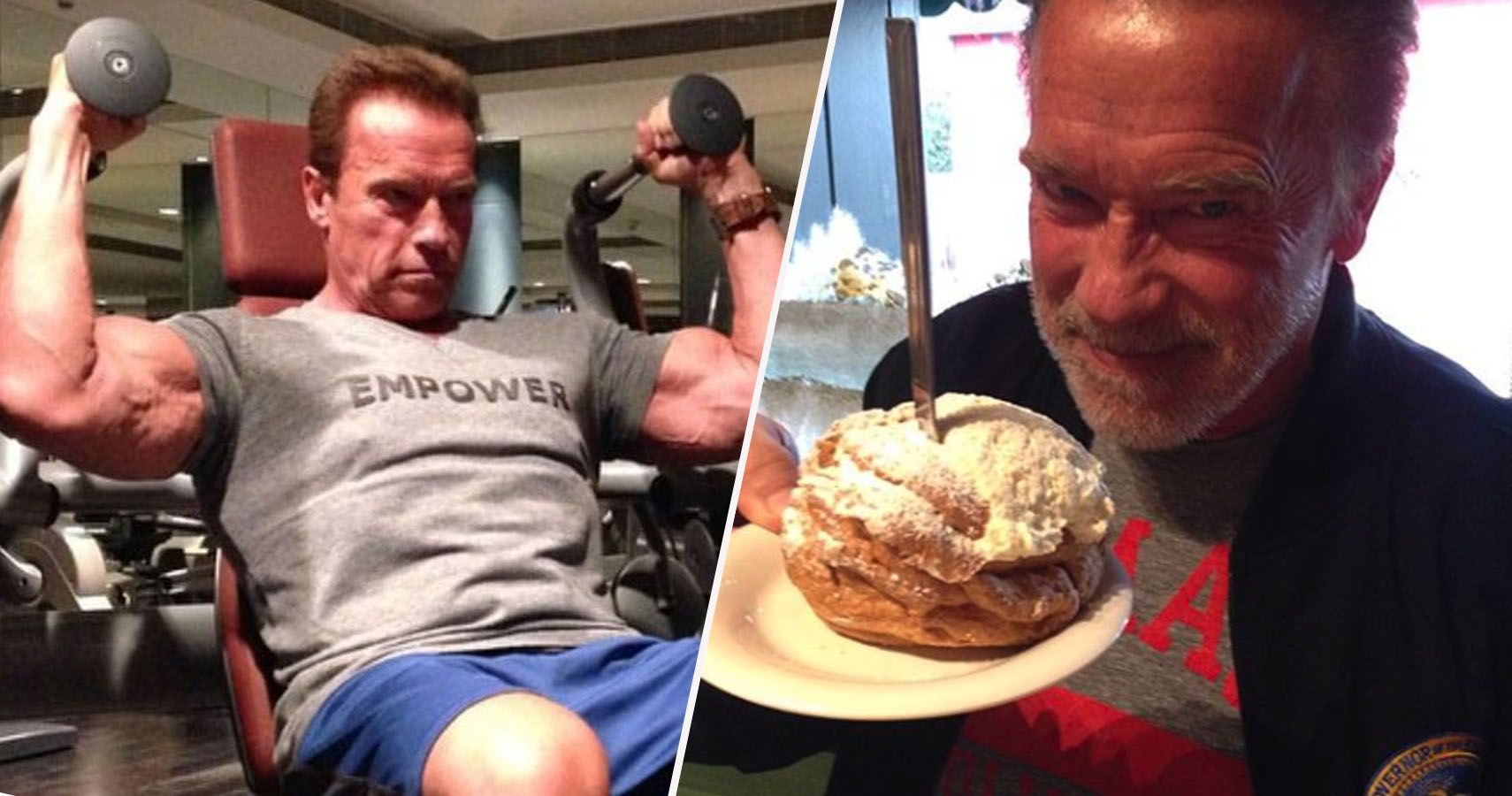 Arnold in shape at 72