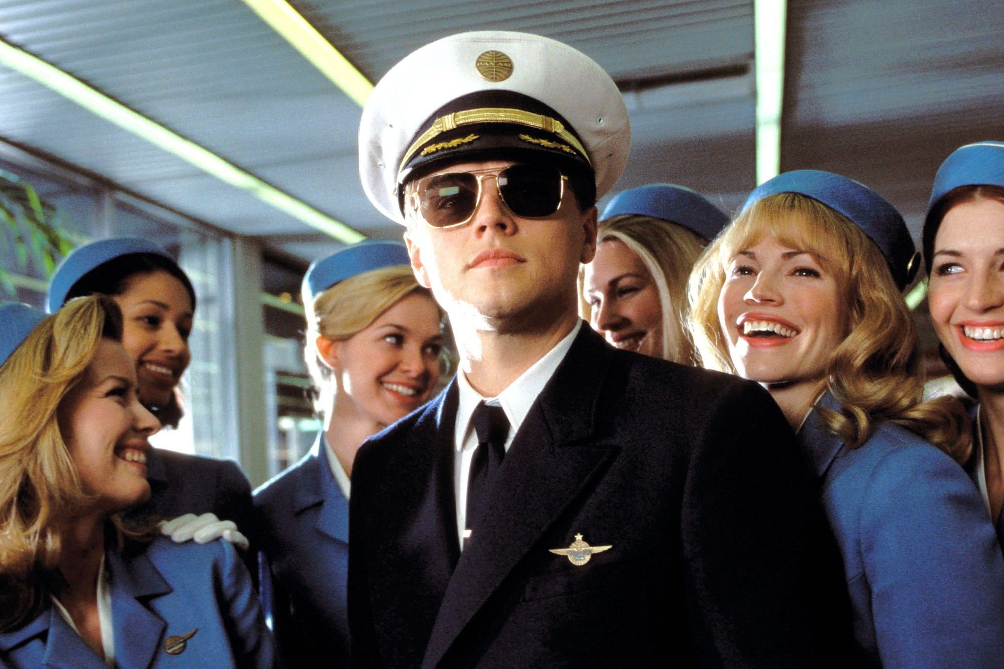 DiCaprio in Catch Me If You Can
