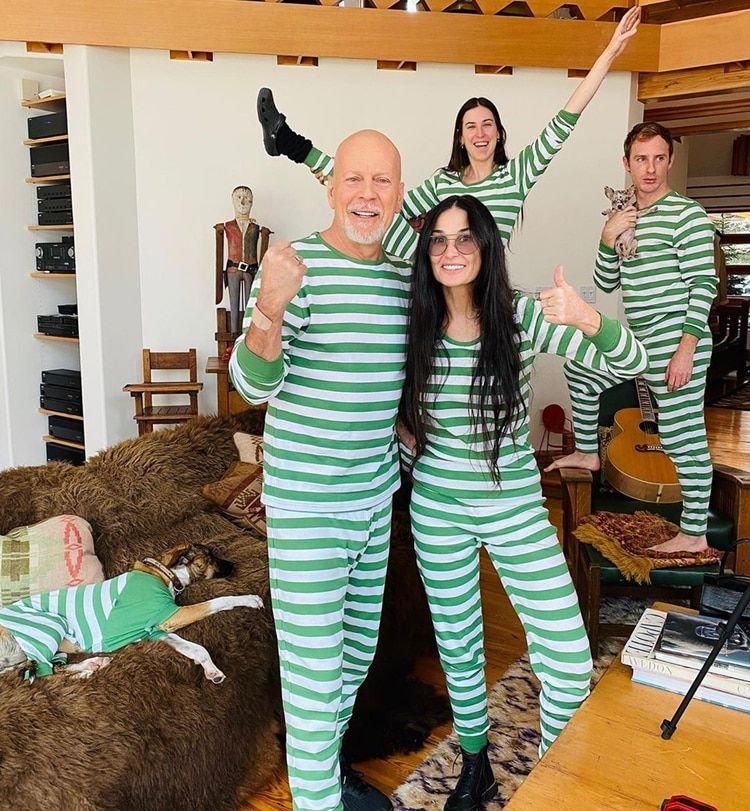 Bruce Willis And Demi Moore Quarantine As A Family
