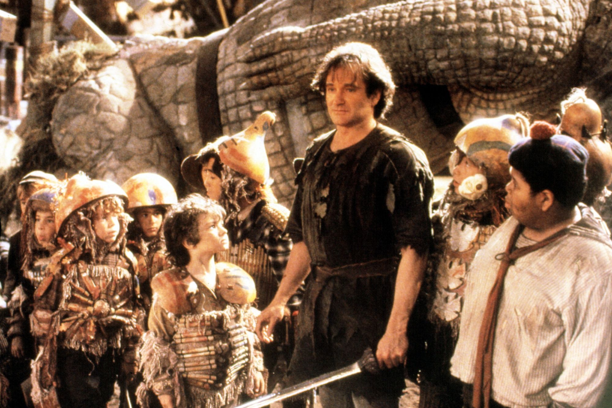 Robin Williams in Hook with Lost Boys 