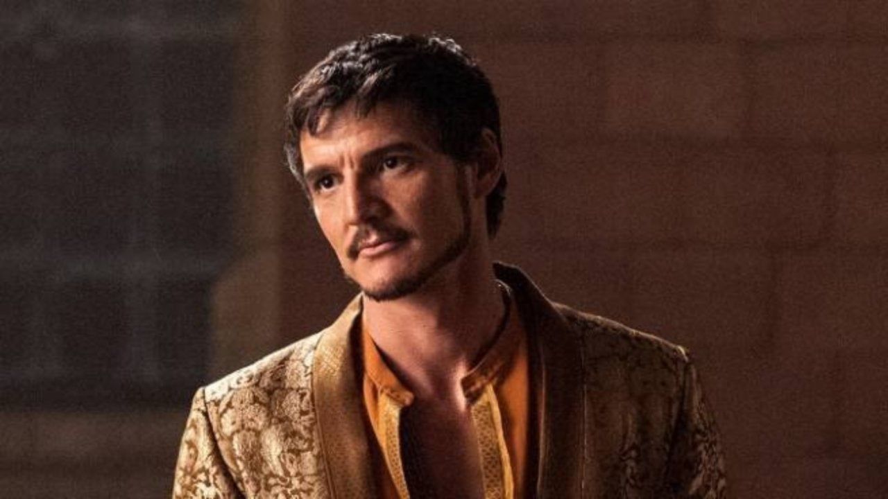 Pedro Pascal playing the Red Viper in Game of Thrones.
