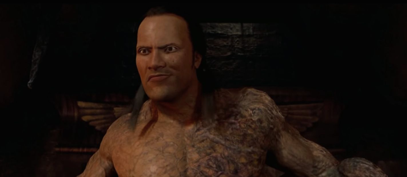Dwayne Johnson Replicated Poorly With CGI As The Scorpion King