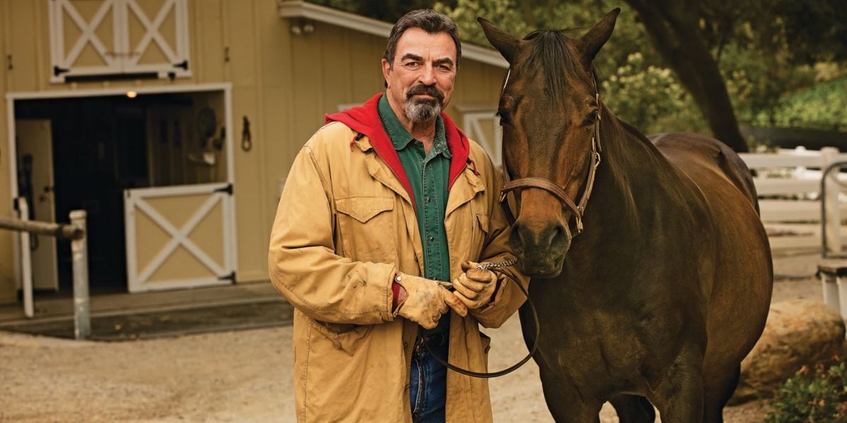Tom Selleck on ranch
