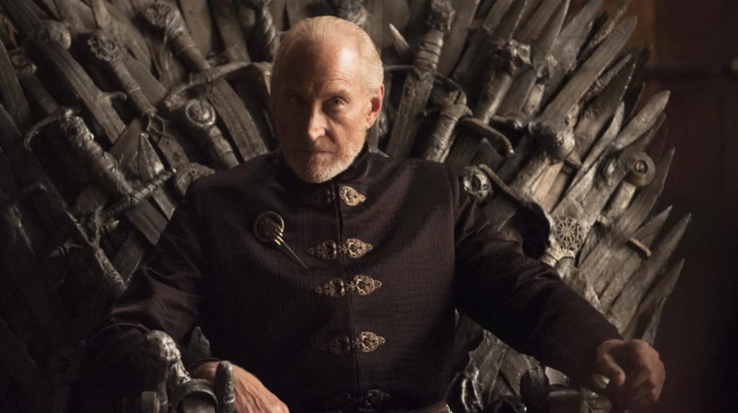 Tywin Lannister Sitting On A Throne