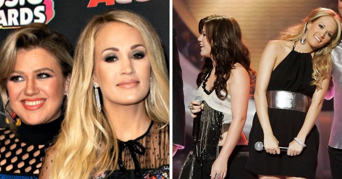 carrie underwood with kelly clarkson