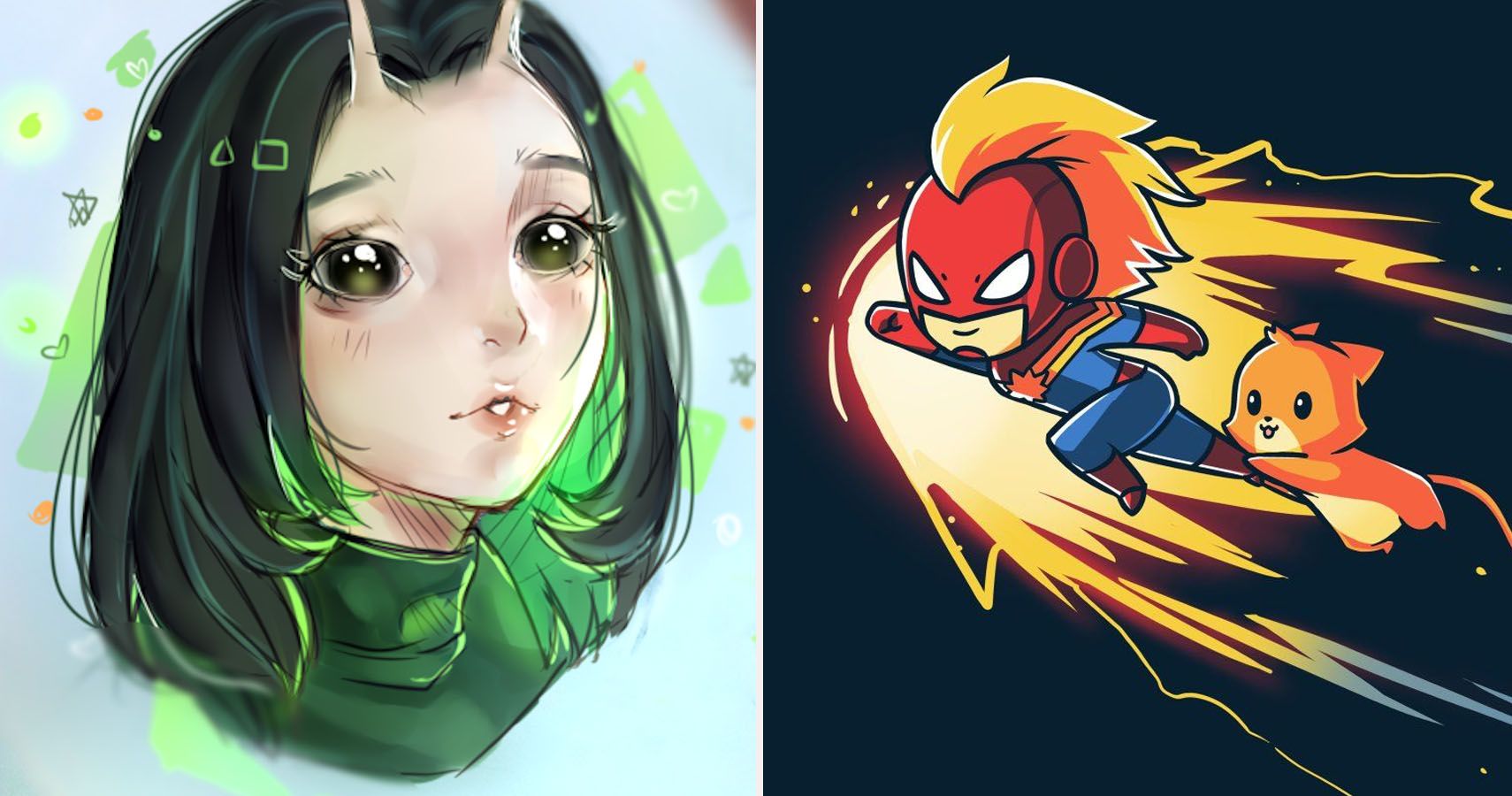 The Best Fan Art Of Female Marvel Characters As Kids And Teens