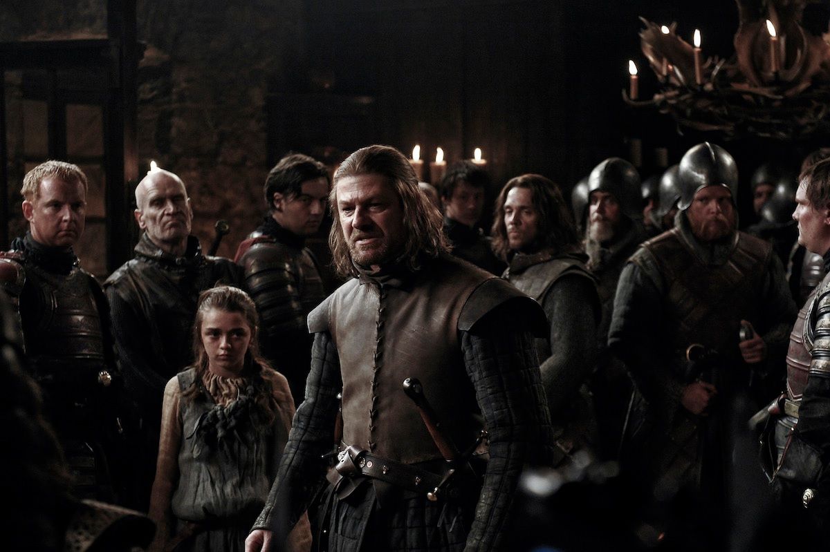 Sean Bean as he appears in Game of Thrones as Ned Stark.