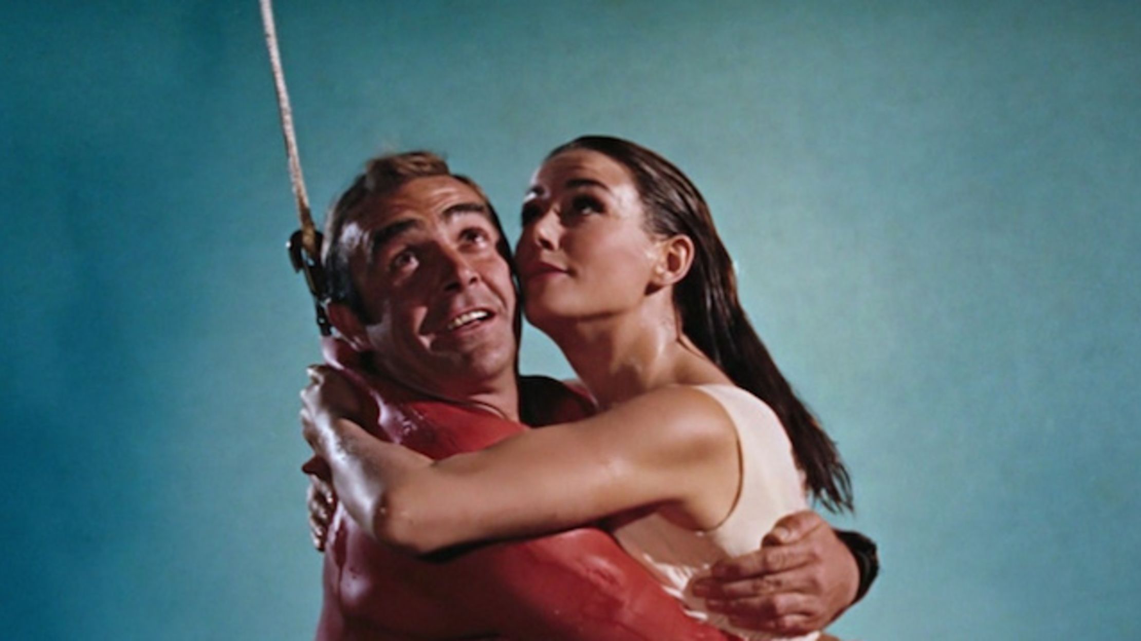 Sean Connery In Thunderball airplane escape