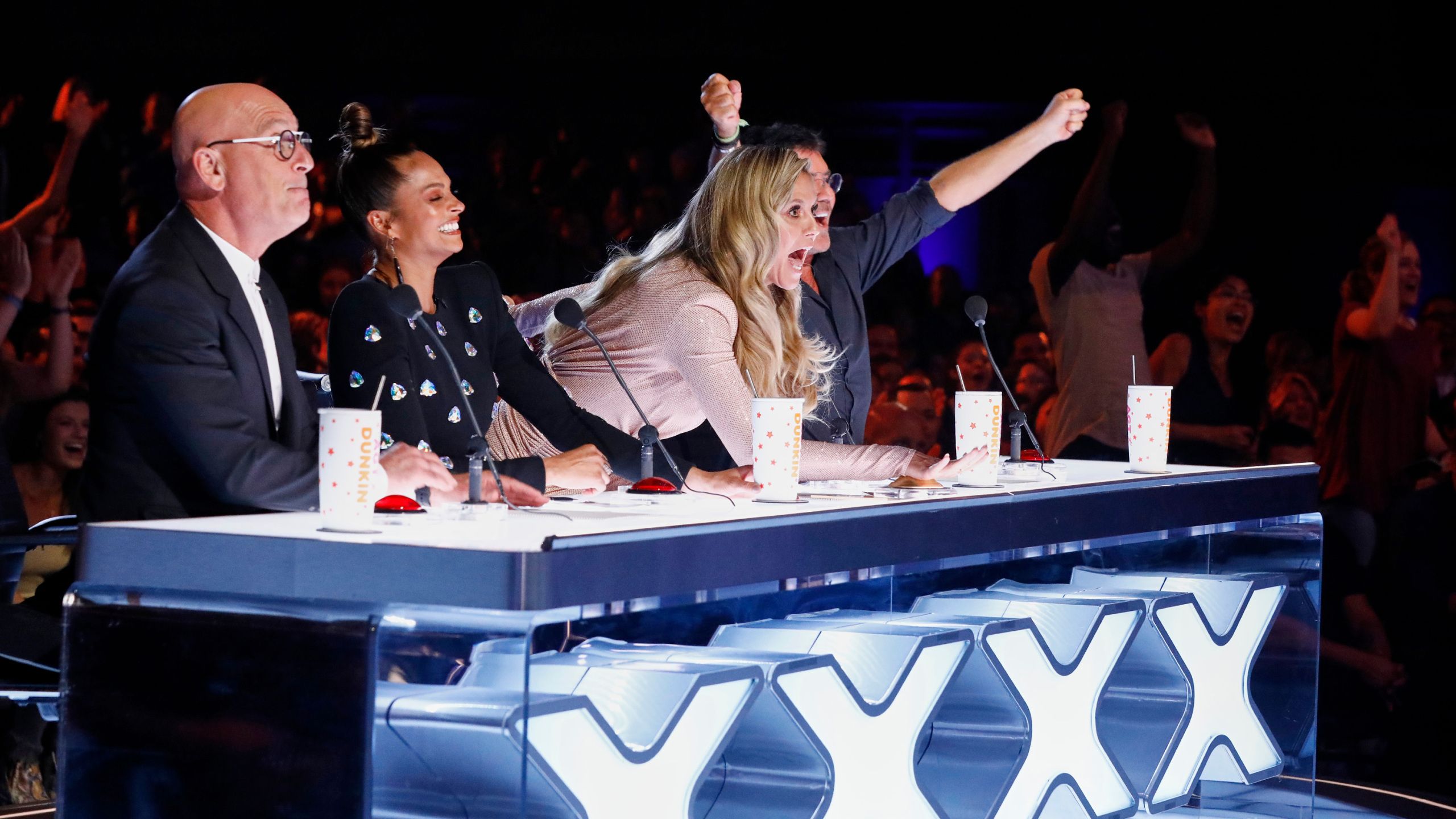 AGT Judges Celebrate the First Golden Buzzer of the series