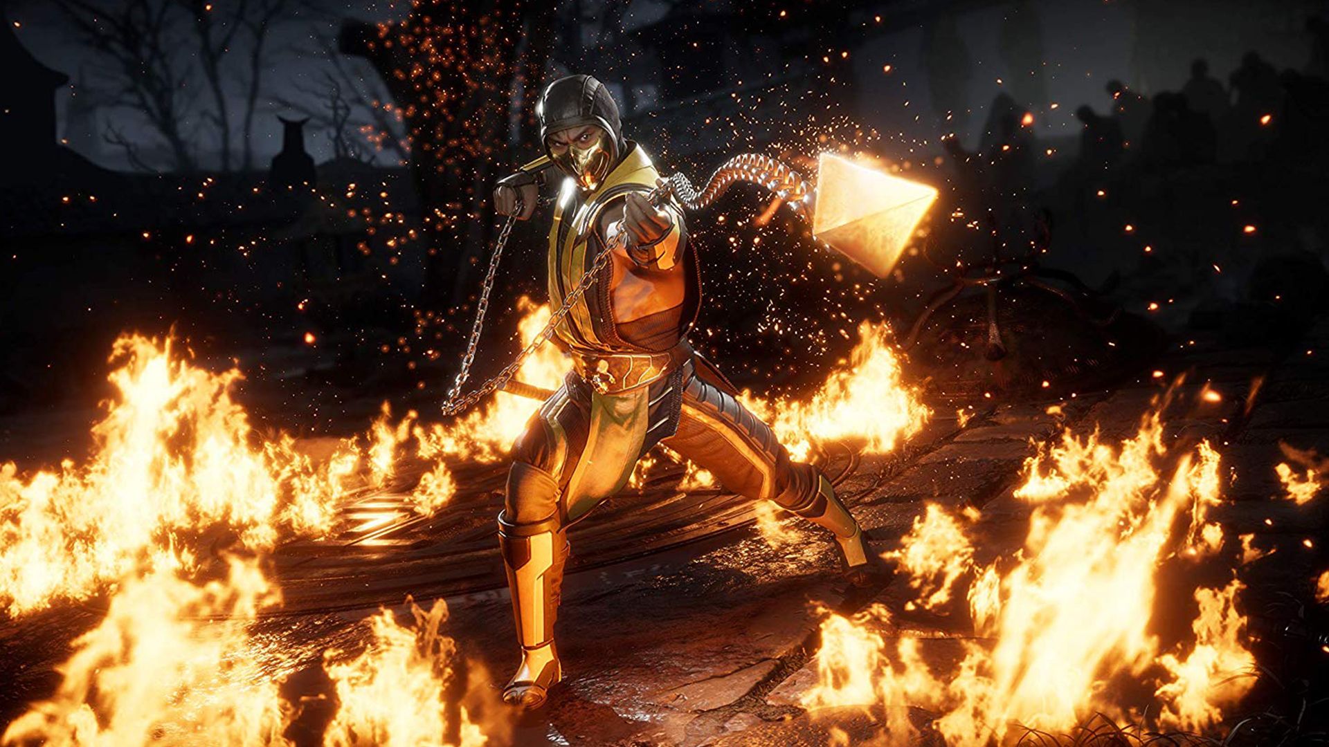 Scorpion Victory Pose From Mortal Kombat 11