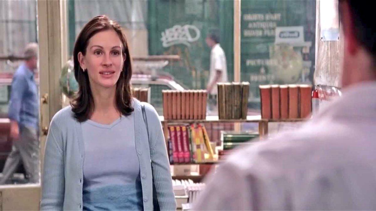 Julia Roberts Giving The &quot;I&quot;m Just A Girl&quot; Speech In Notting Hill