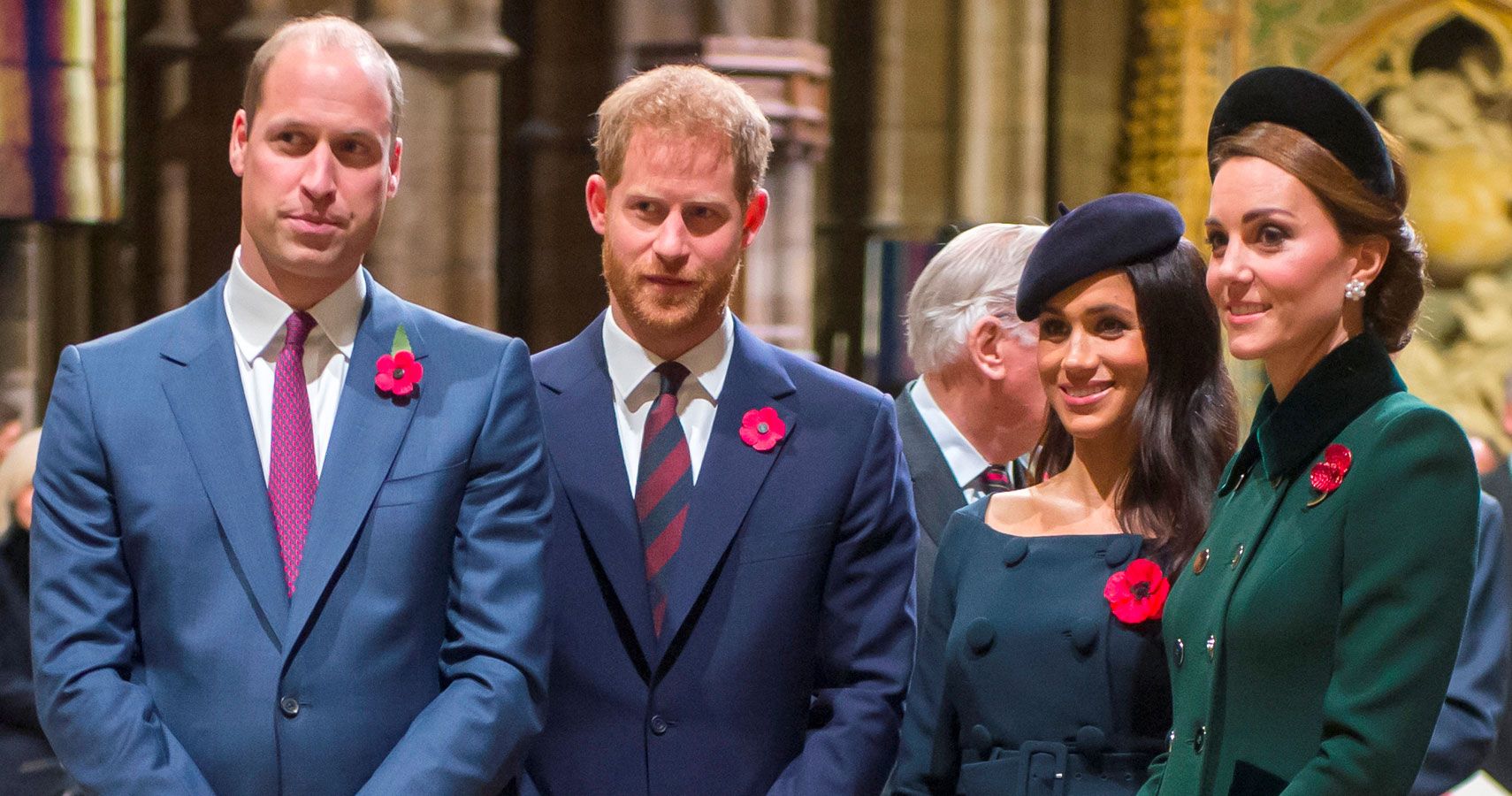 Prince Harry And Prince William and their wives