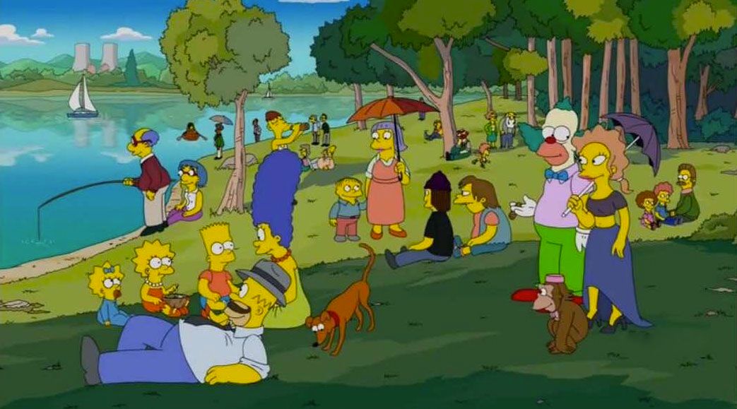 Simpsons, Springfield, Group shot