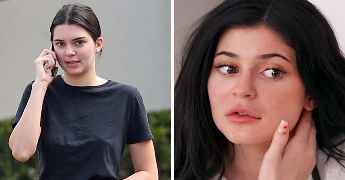 Here's What Kendall And Kylie Jenner Look Like Without Any Makeup On