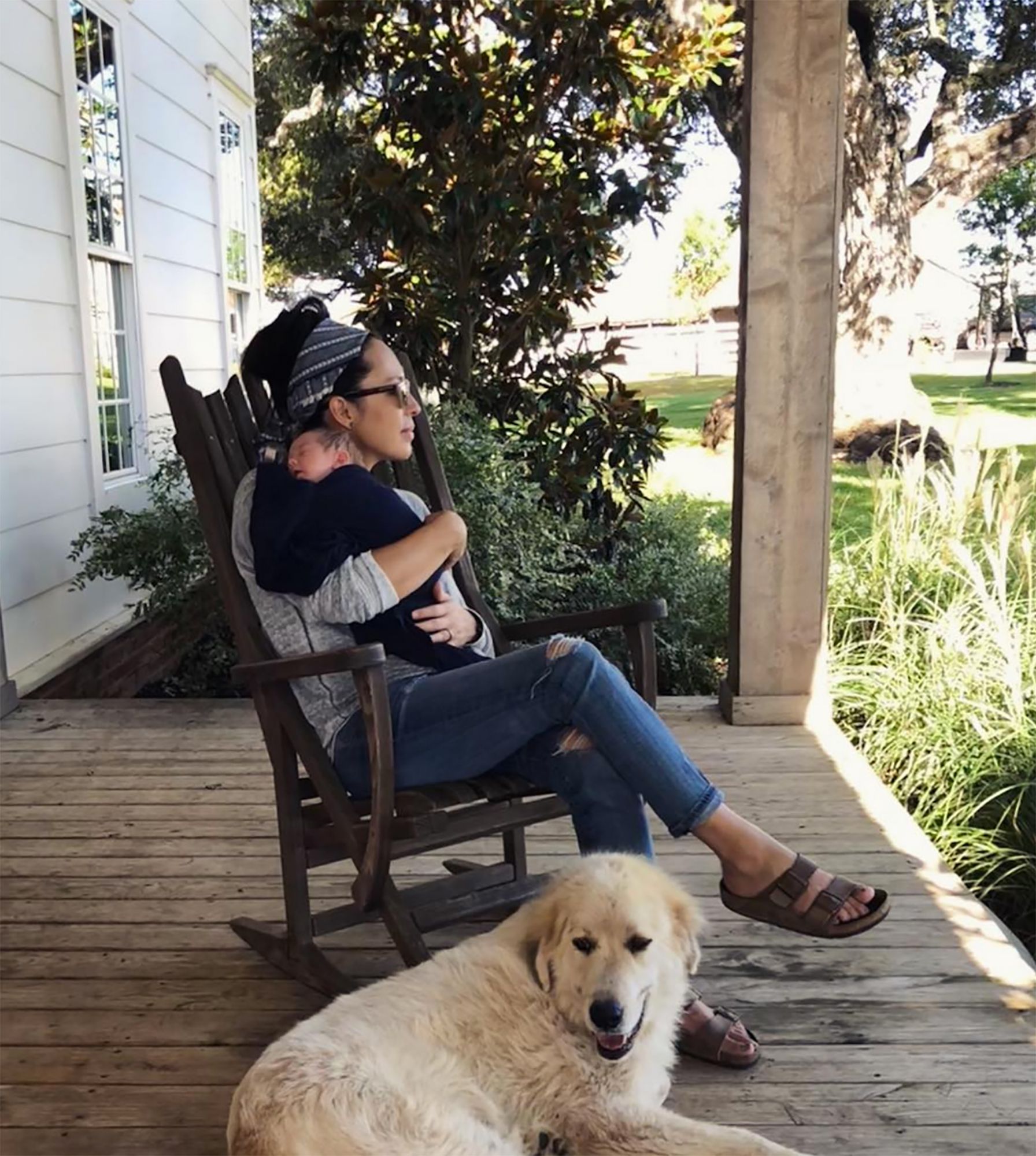 Joanna Gaines takes a moment