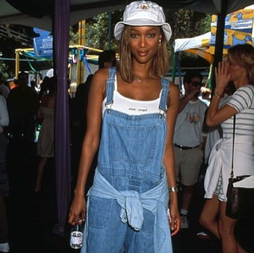 90s fashion overalls