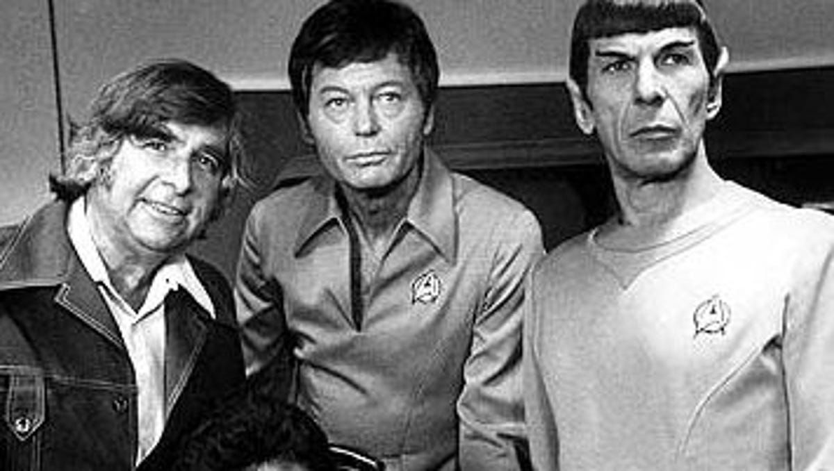 Gene Roddenberry with Star Trek Cast