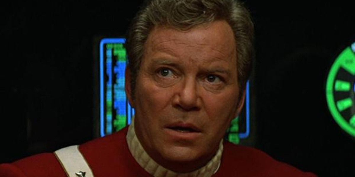 William Shatner as Kirk in Star Trek Generations