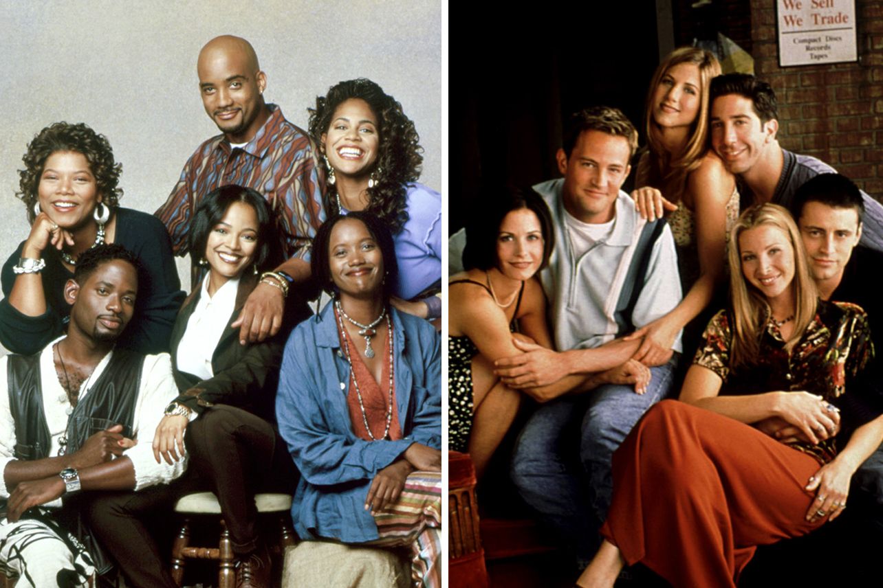 The Cast Of Living Single And Friends