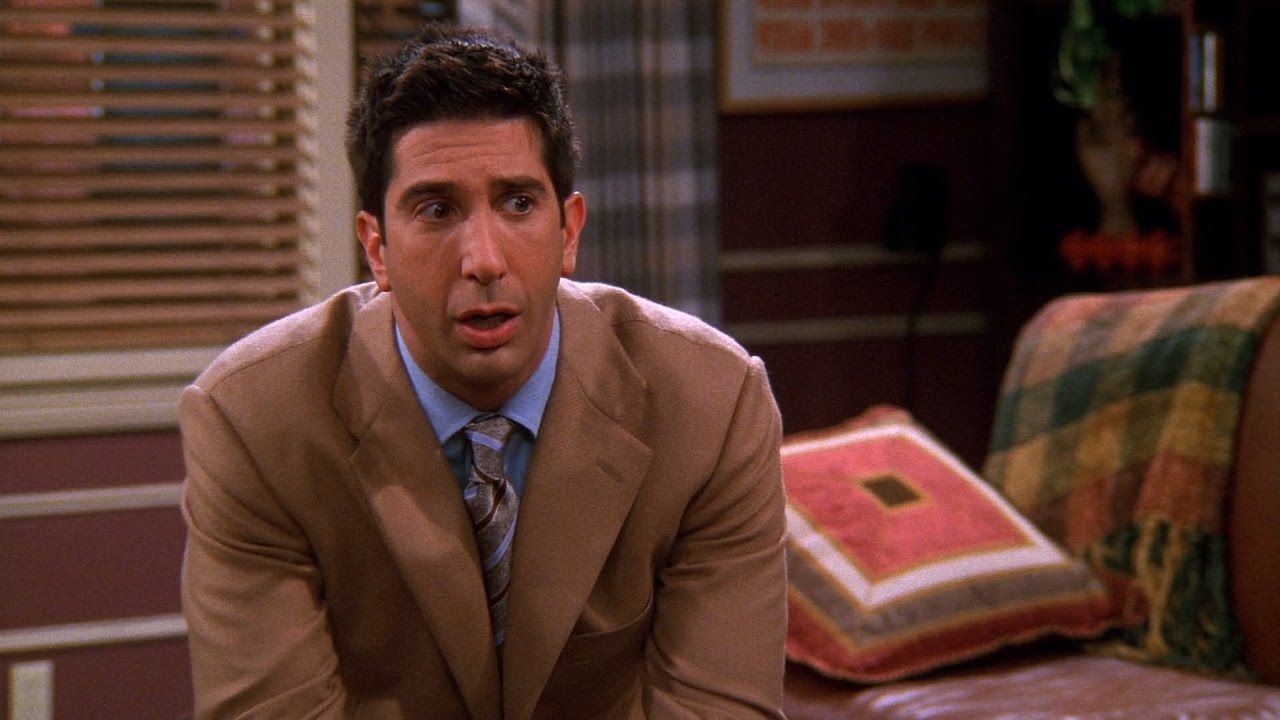 Ross Geller At His Apartment In Friends