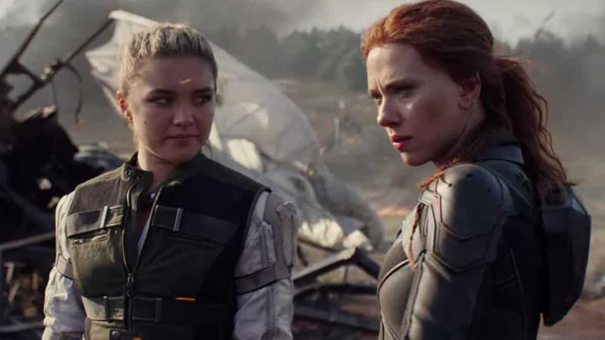 Black Widow talks with her sister in her new upcoming movie.