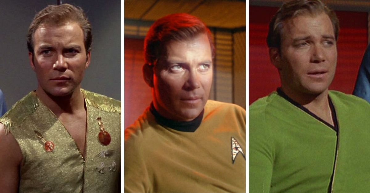 Captain Kirk Star Trek costumes from old TV series