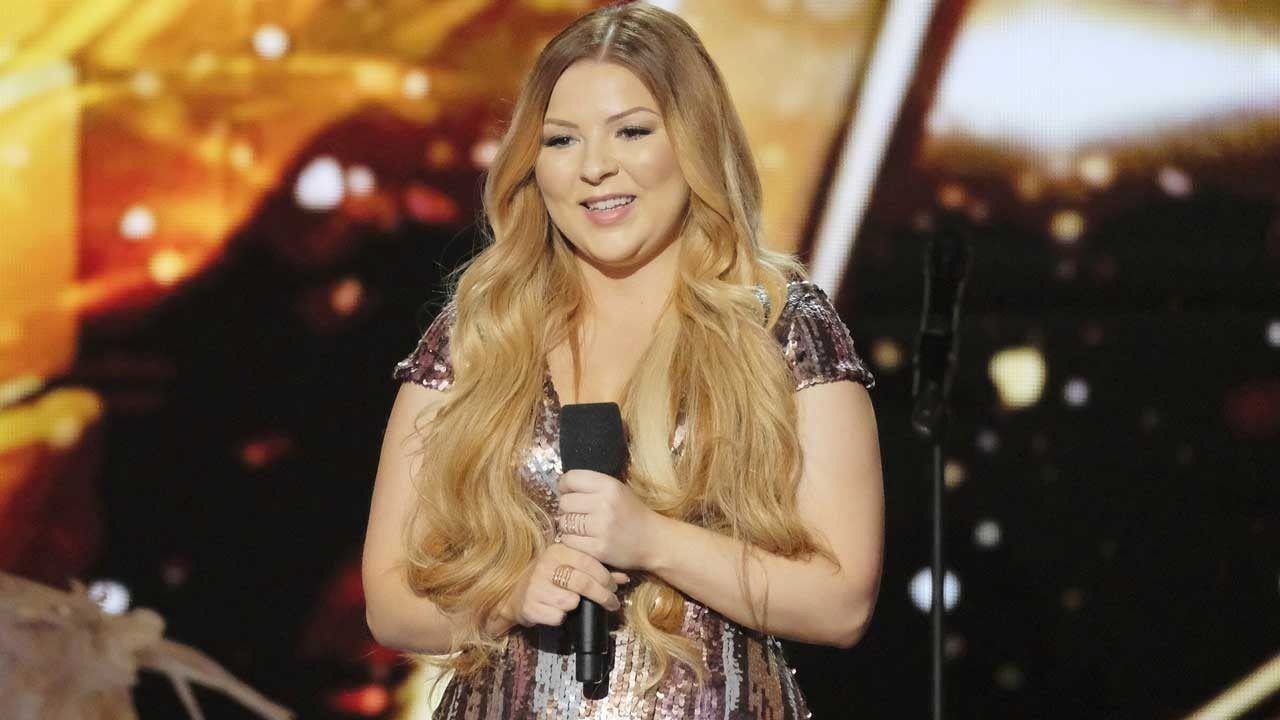 Bianca Ryan after performing on America's Got Talent.