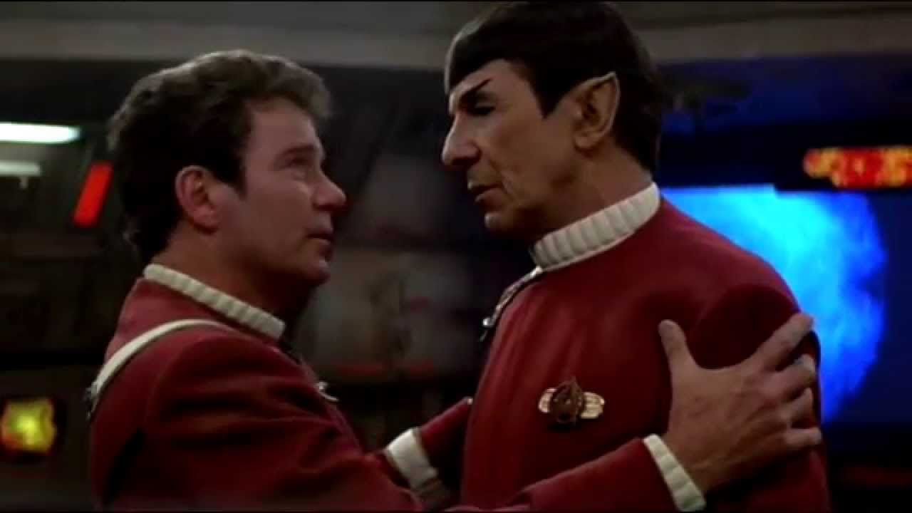 William Shatner and Leonard Nimoy in Star Trek VI