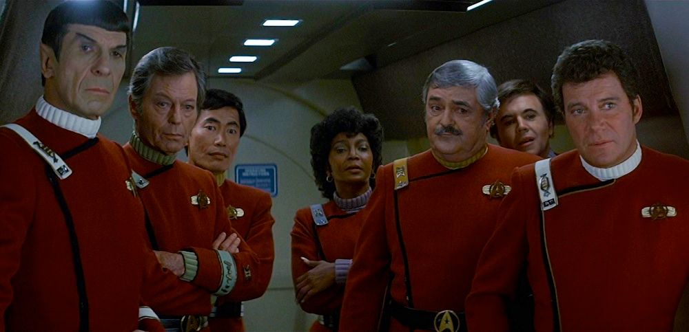 Cast of Star Trek IV ending