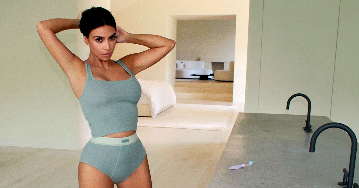 Kim Kardashian is excited about her new shapewear lineher fans
