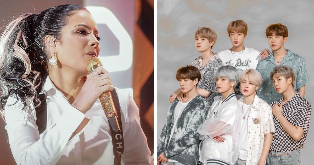 Halsey Gives BTS Matching Friendship Bracelets Ahead of BBMAs