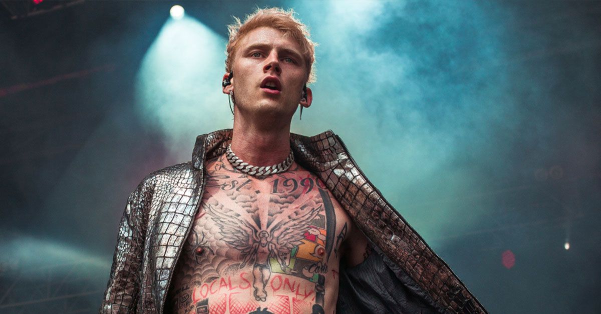 Machine Gun Kelly Tells Cameras He's On Shrooms While Leaving LA Steakhouse