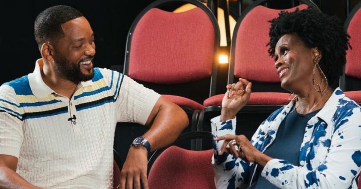 Will Smith with Janet Hubert in 2020