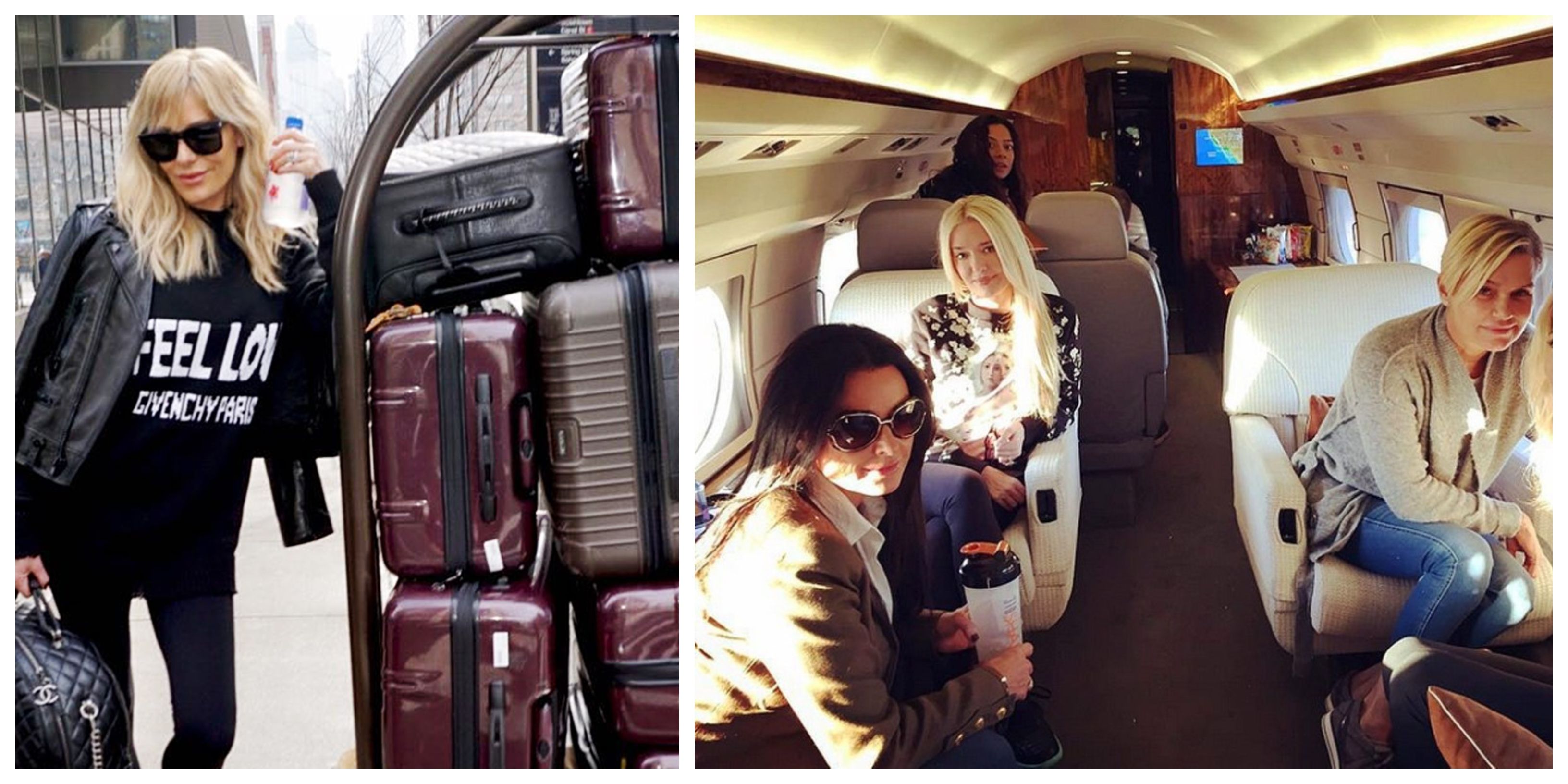 the real housewives traveling scenes