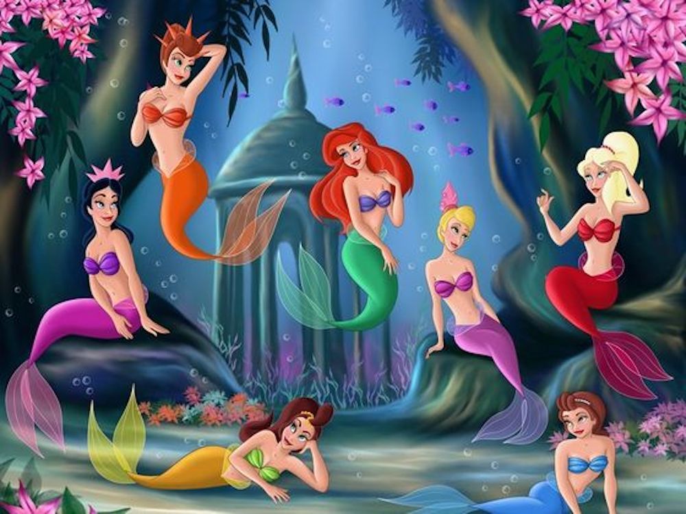 little mermaid sisters