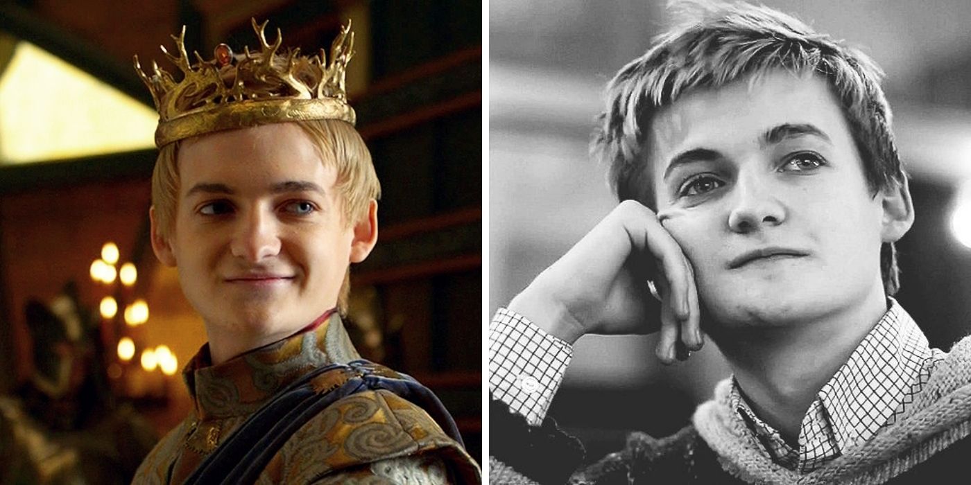 Jack Gleeson as Joffrey on 'Game of Thrones' - black and white photo of Jack Gleeson