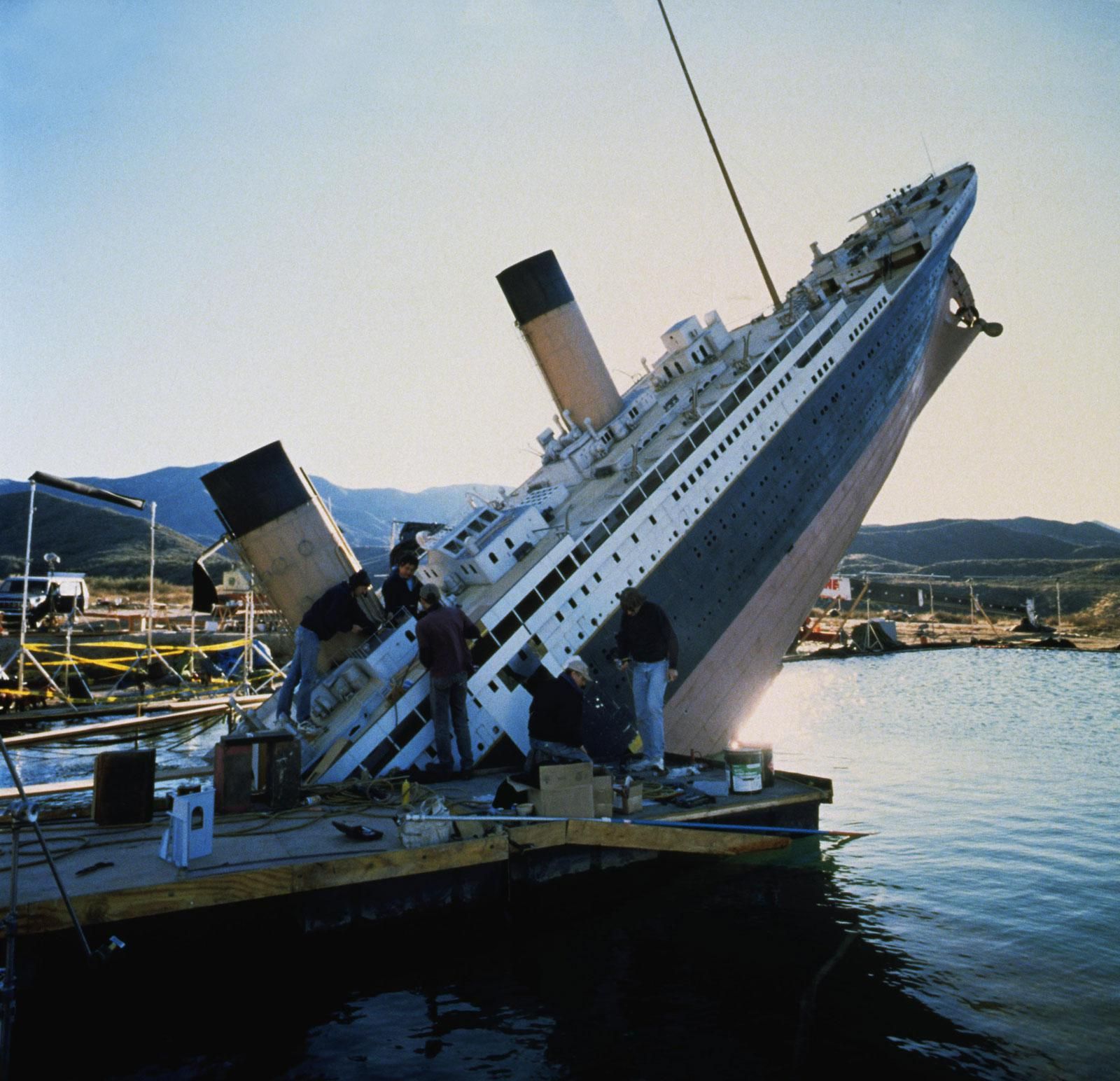 Model of 'Titanic' at filming location in Rosarito MX