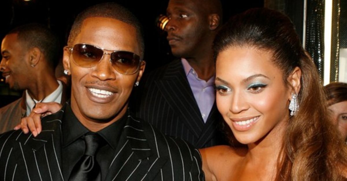 beyonce jamie foxx together event
