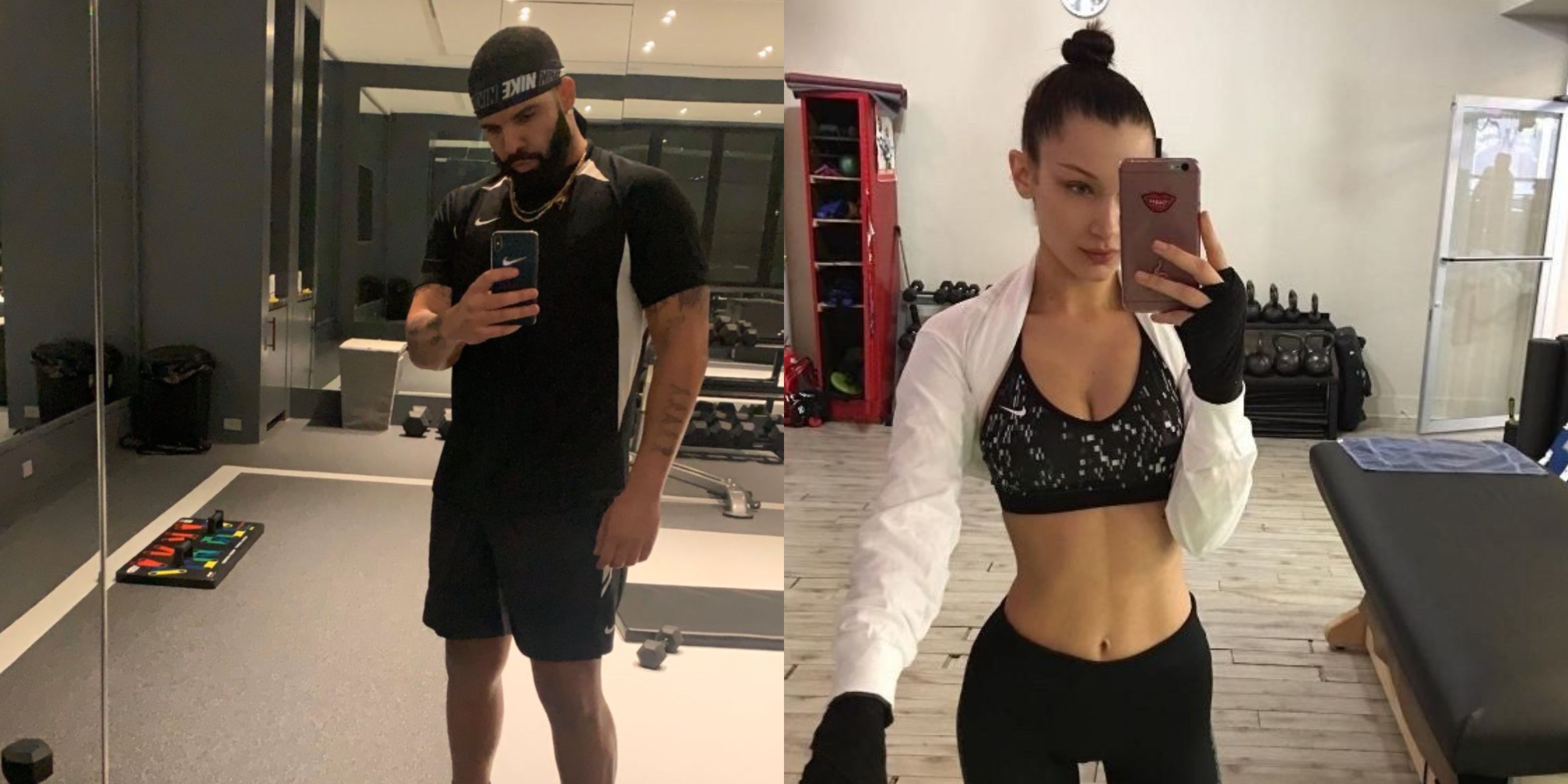 10 Celebs Who Perfected The Art Of The Workout Selfie