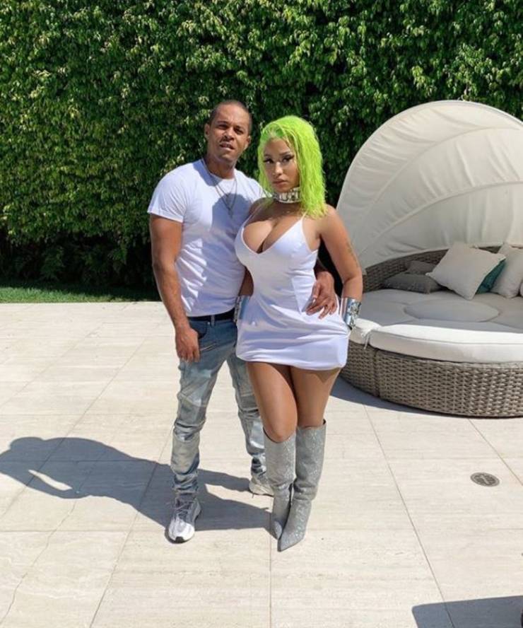 Zelené vlasy Nicki Minaj na Instagramu