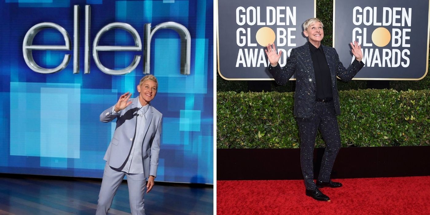 Ellen DeGeneres on 'The Ellen Show' -- Ellen DeGeneres on a red carpet at the Golden Globes