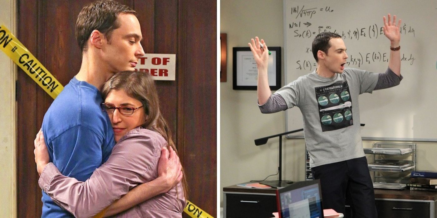 Jim Parsons as Sheldon Cooper and Mayim Bialik as Amy on 'Big Bang Theory' - Jim Parsons as Sheldon Cooper 'Big Bang Theory'