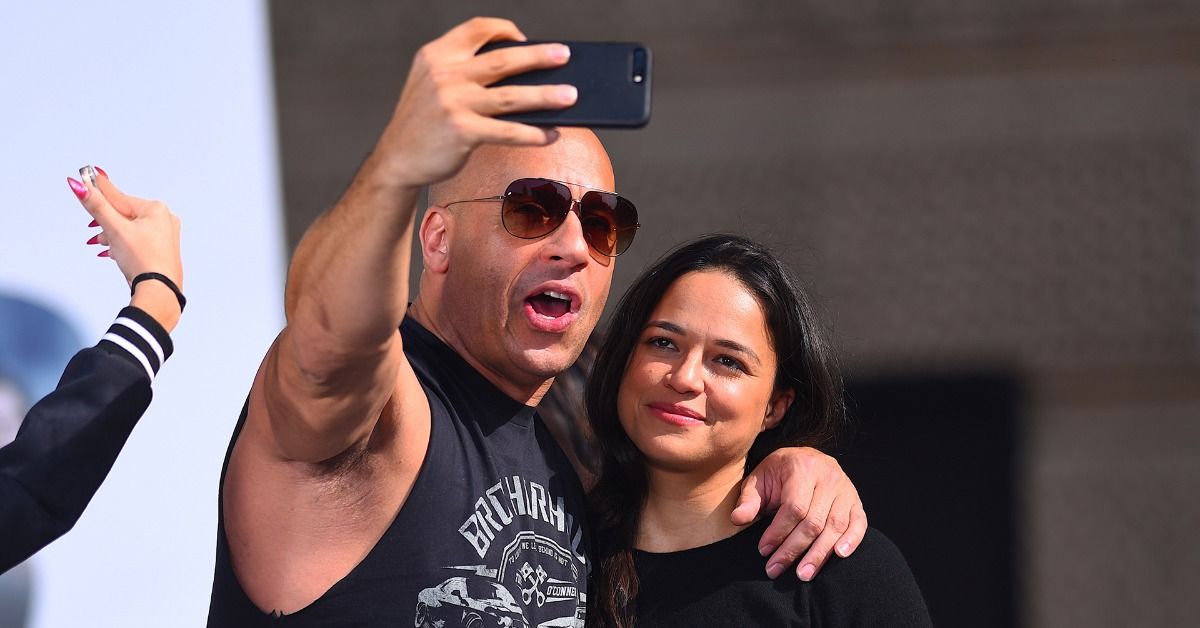 vin diesel michelle rodriguez wife f9 hype onscreen shares him