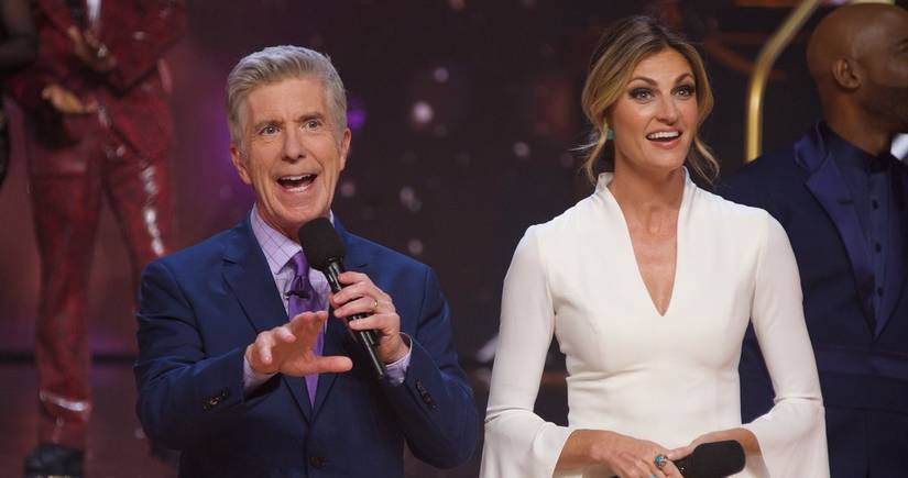 Dancing With The Stars hosts Tom Bergeron and Erin Andrews