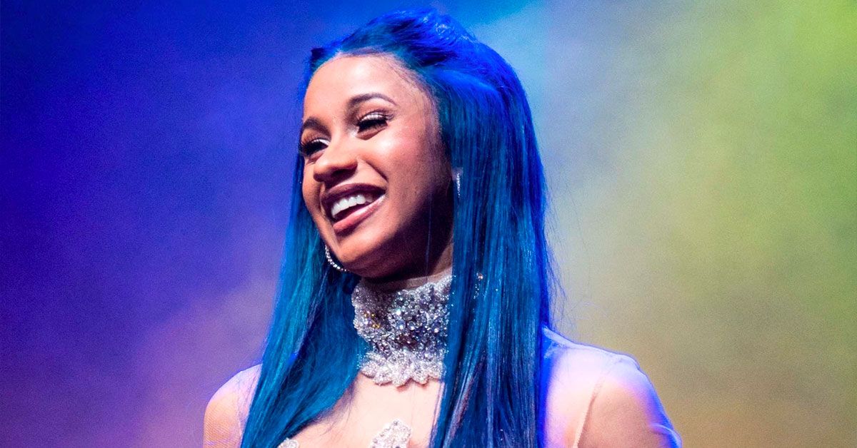Cardi B Soars To New Heights In The Name Of Fashion. Literally...