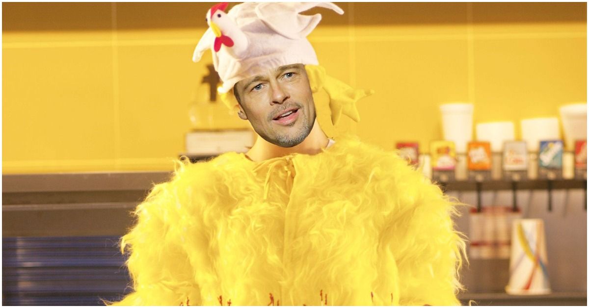 Brad Pitt Chicken Suit Featured