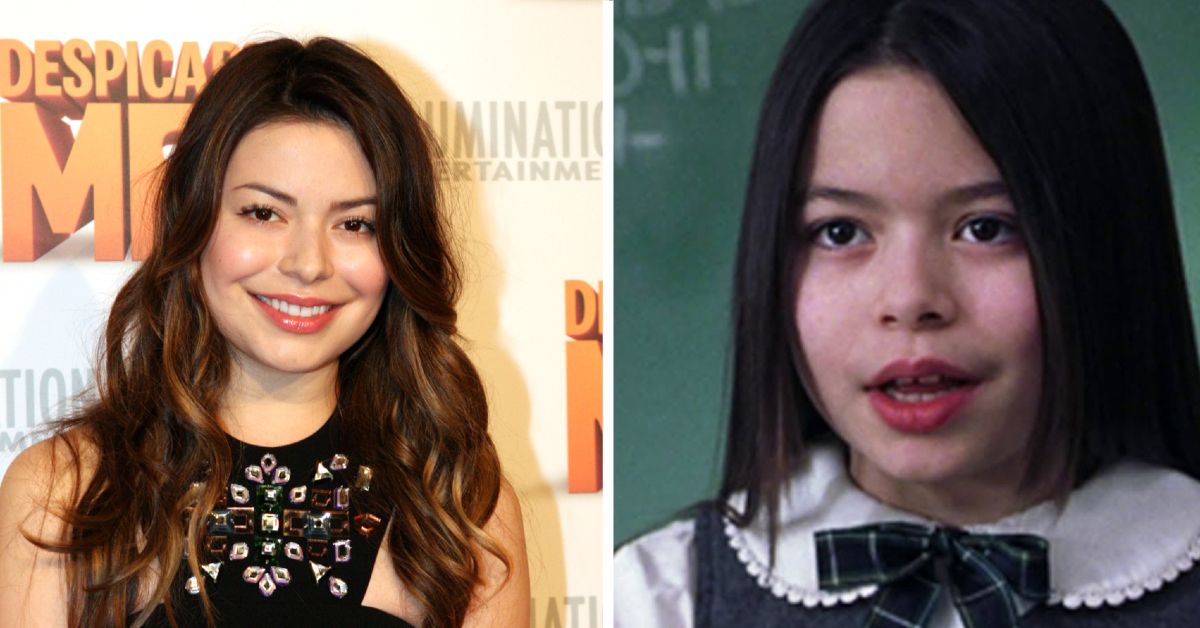 Miranda Cosgrove now and when she was younger