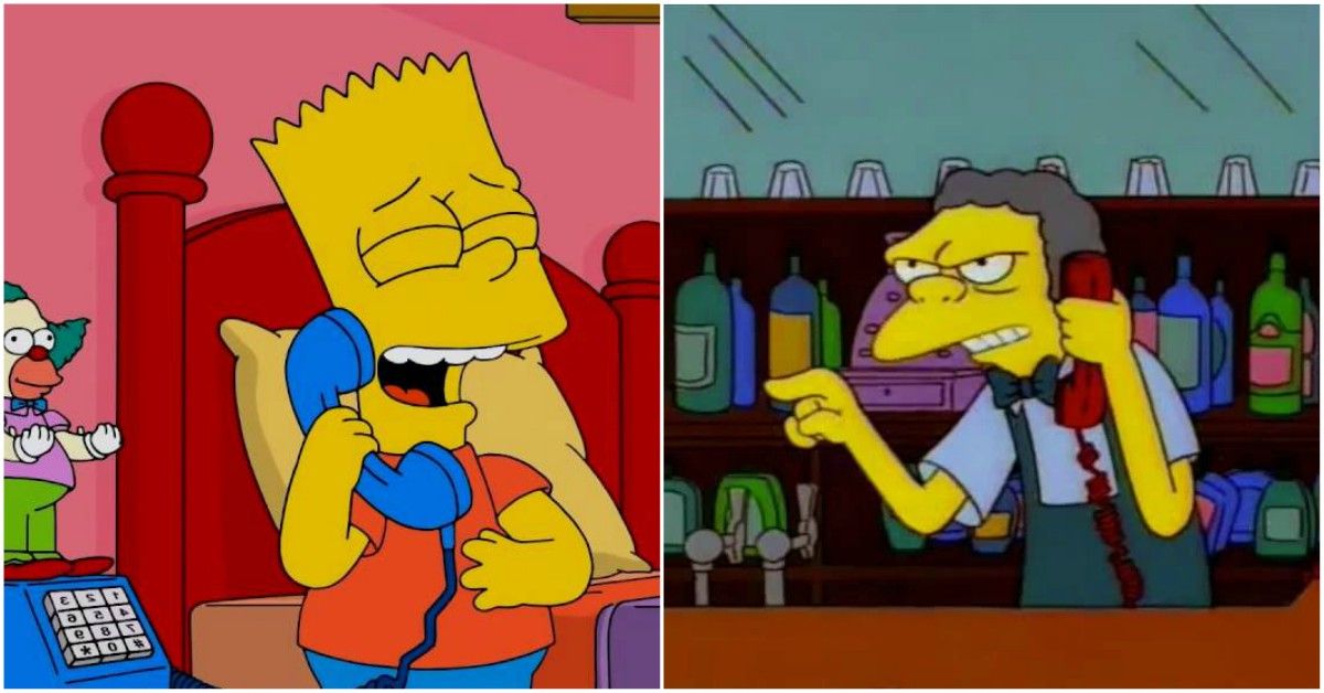 The Simpsons Compelling Proof That Moe Knows Bart Is The Mystery Prank Caller