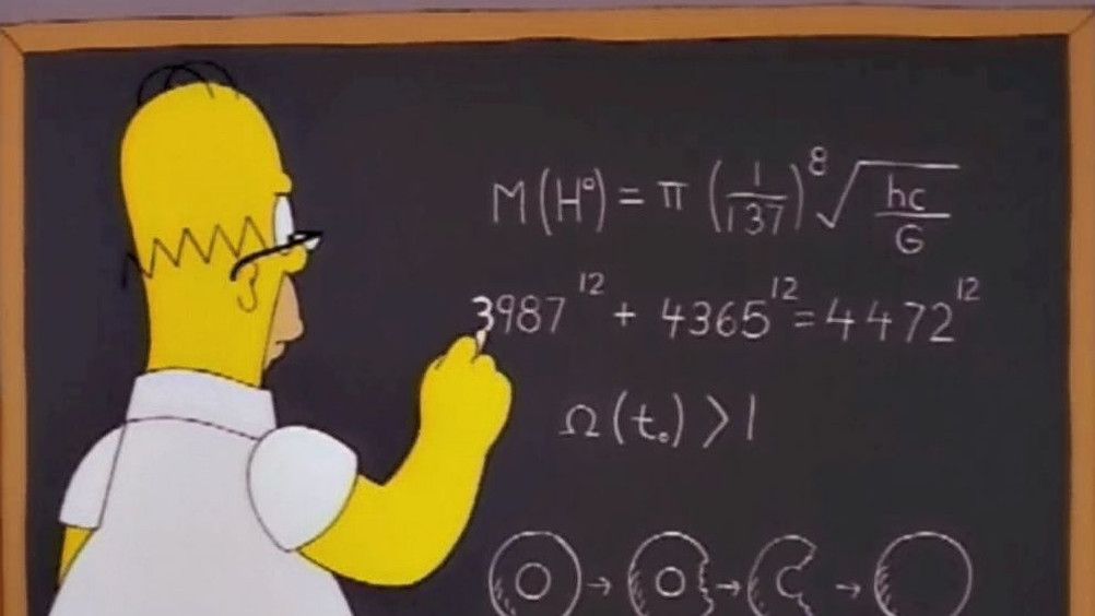 The Higgs Boson the simpsons